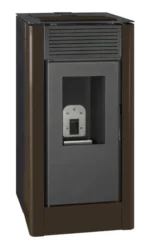 Hydro Pelletskamin TJ Velika 15 kW Brun – Centralvärmande Pelletskamin - Bild 3